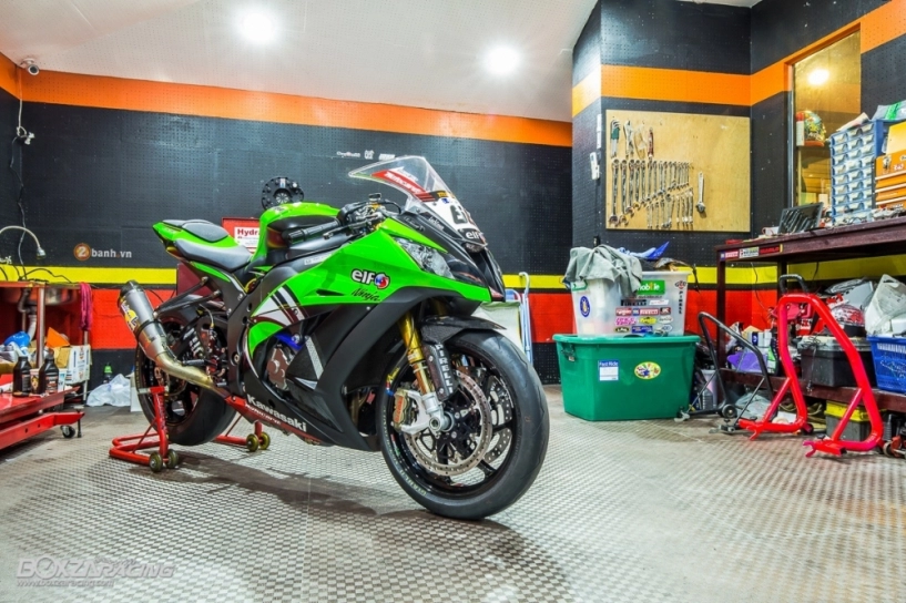 Kawasaki zx-10r độ chất như một chiếc xế đua