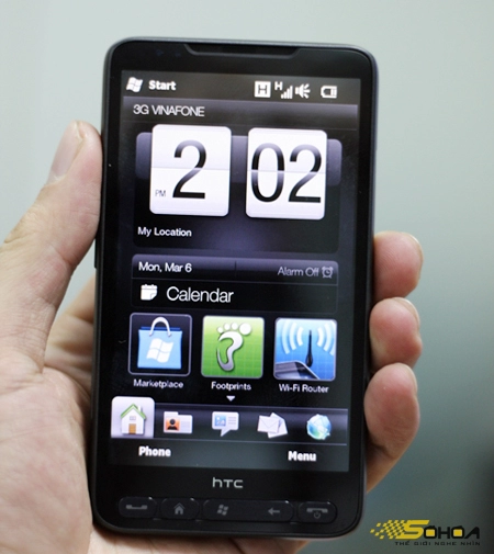Khám phá shorcut trên htc hd2
