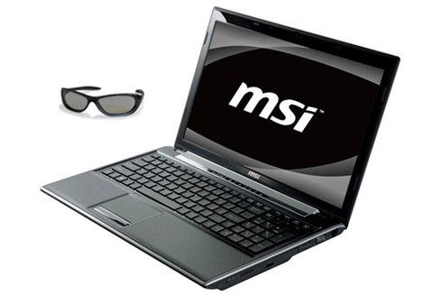 Laptop giải trí trang bị công nghệ 3d của msi