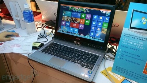 Laptop và tablet windows 8 của fujitsu xuất hiện
