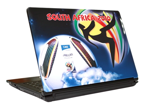 Laptop vỏ mang hình world cup 2010