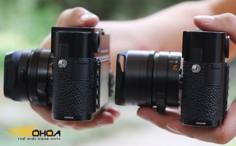 Leica m9 so dáng với đàn anh
