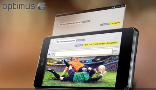 Lg khoe khả năng chạy đa nhiệm của optimus g