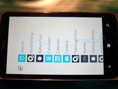 Lộ ảnh siêu phẩm htc chạy windows phone 7