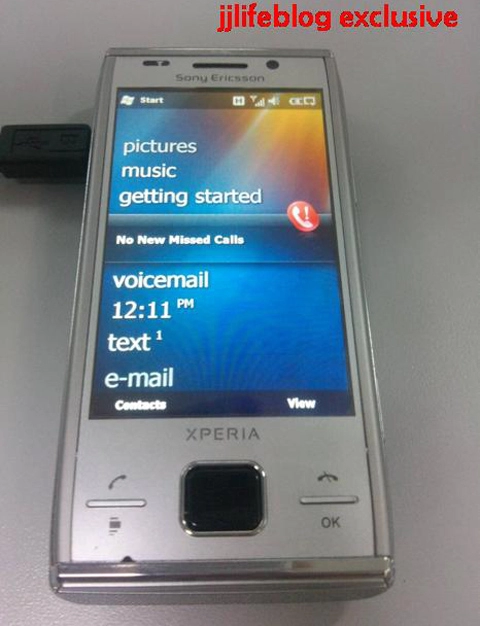 Lộ ảnh sony ericsson xperia x2