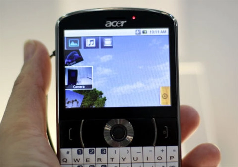 Loạt smartphone chạy android của acer