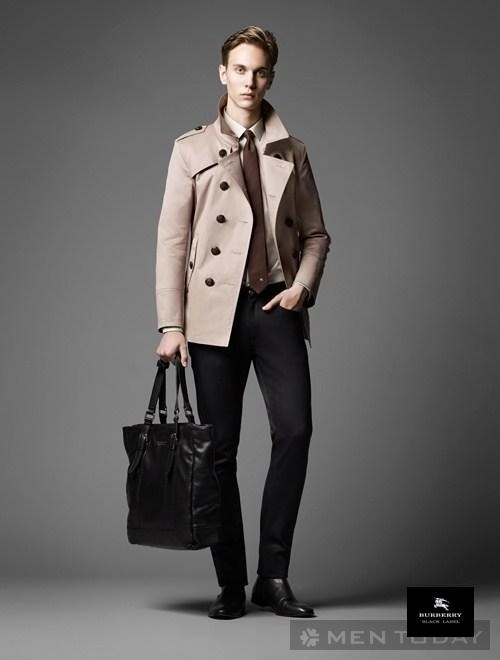 Lookbook thu đông 2013 lịch lãm của burberry black label