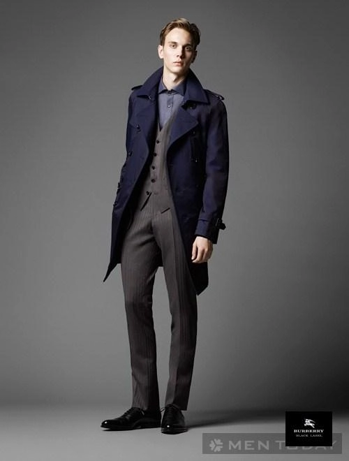 Lookbook thu đông 2013 lịch lãm của burberry black label