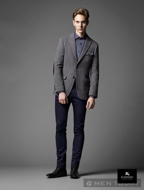 Lookbook thu đông 2013 lịch lãm của burberry black label