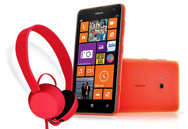 Lumia 625 màn hình 47 inch giá chưa đến 6 triệu đồng ở vn