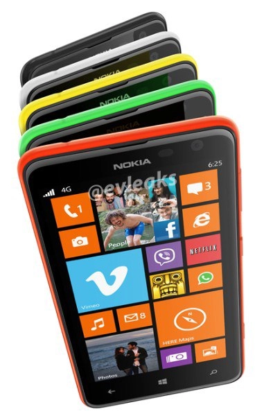 Lumia 625 - windows phone lớn nhất của nokia lộ diện