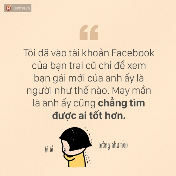 Lý do bạn vẫn vào facebook của người yêu cũ là gì