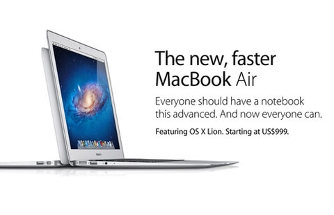 Macbook air lên core i giá từ 24 triệu