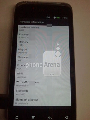Mẫu điện thoại lạ của htc chạy android 40