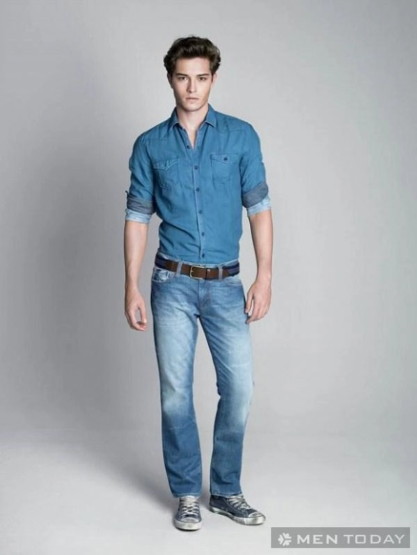 Mix đồ nam trẻ trung năng động cùng bst denim mavi