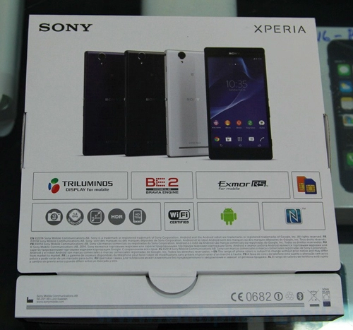 Mở hộp điện thoại xperia t2 ultra 2 sim giá 95 triệu đồng