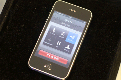 mở hộp iphone 3gs phiên bản 2012