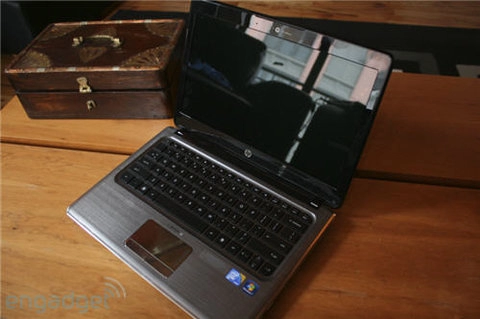 Mở hộp laptop hp dm3t