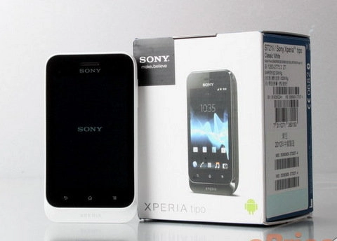 mở hộp xperia tipo chạy android 40 giá 4 triệu đồng