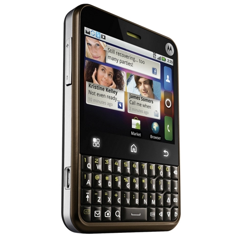 Motorola ra mắt di động android có bàn phím qwerty