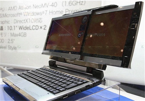 Netbook hai màn hình lộ diện