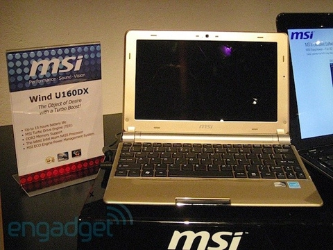 Netbook pin 15 tiếng của msi