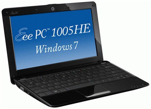 Netbook vỏ sò chạy windows 7