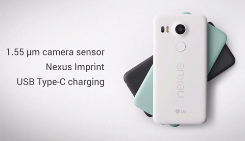 Nexus 5x trình làng với cảm biến vân tay cổng usb-c