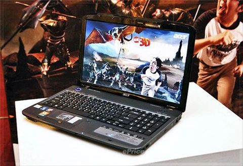 Ngắm laptop 3d của acer