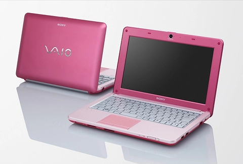 Ngắm netbook sony vaio