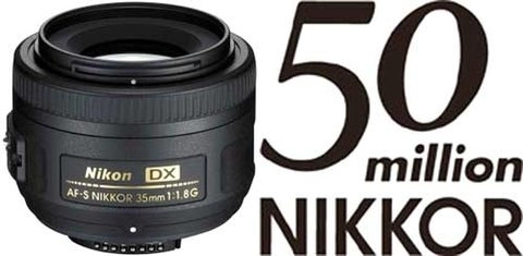Nikon 50 năm 50 triệu ống kính