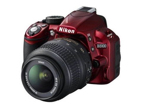 Nikon d3100 thêm bản màu đỏ