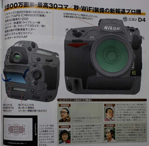 Nikon d4 dùng cảm biến sony thửa riêng