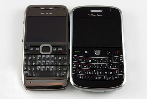 Nokia e71 vs blackberry bold