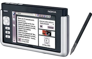 Nokia n770 - lính mới tò te