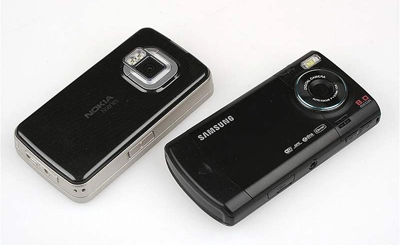 Nokia n96 và samsung innov8