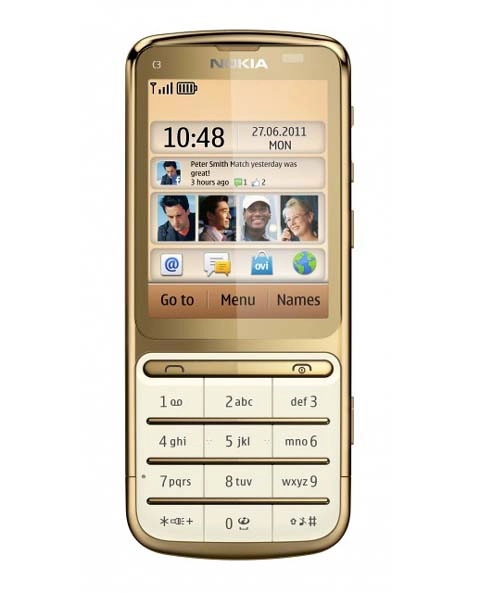 Nokia ra c3-01 gold edition tốc độ 1ghz