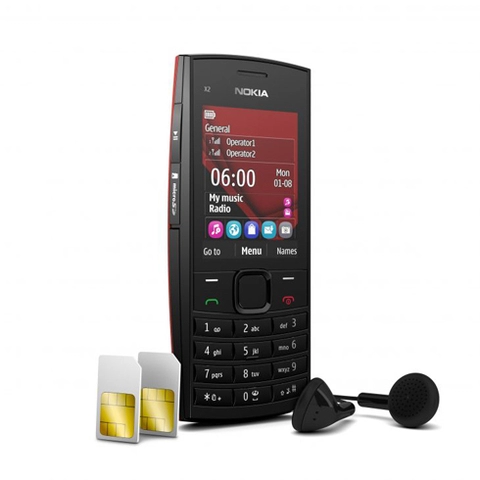 Nokia x2-02 - điện thoại 2 sim loa khủng