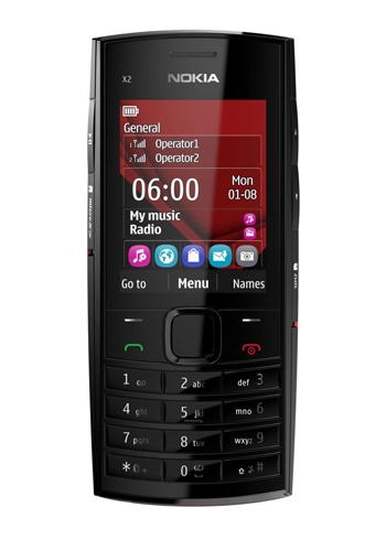 Nokia x2-02 - điện thoại 2 sim loa khủng