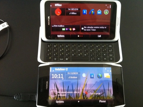 Nokia x7 chạy symbian3 với 4 loa