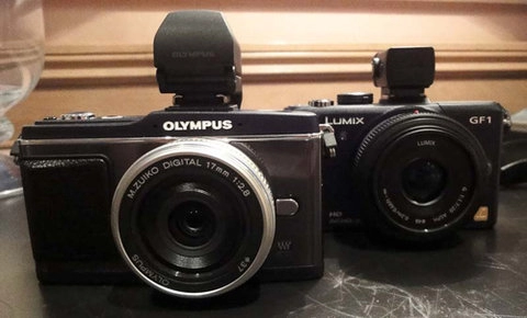 Olympus e-p2 vs panasonic gf1