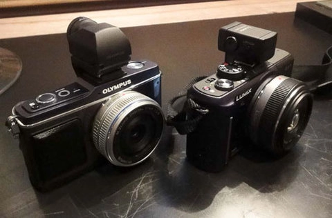 Olympus e-p2 vs panasonic gf1