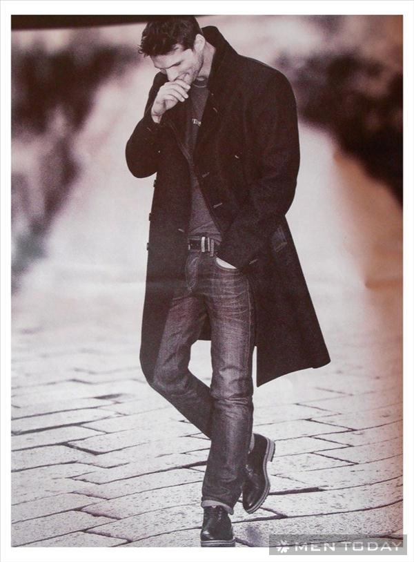 Phong trần và nam tính với chiến dịch thu đông 2013 của armani jeans