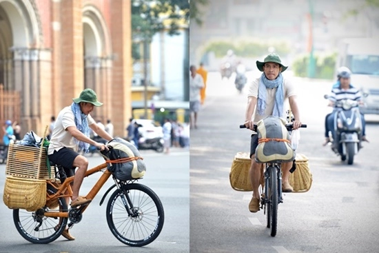 Phượt sang ấn độ trên chiếc xe đạp có khung làm từ mây tre dừa và gỗ