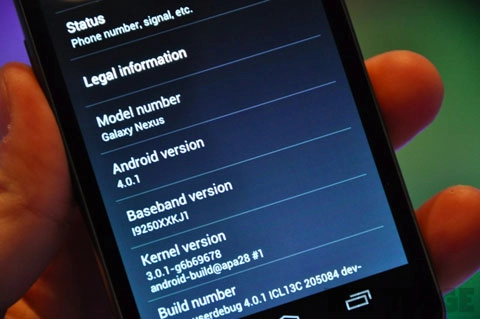 Samsung galaxy nexus trình làng