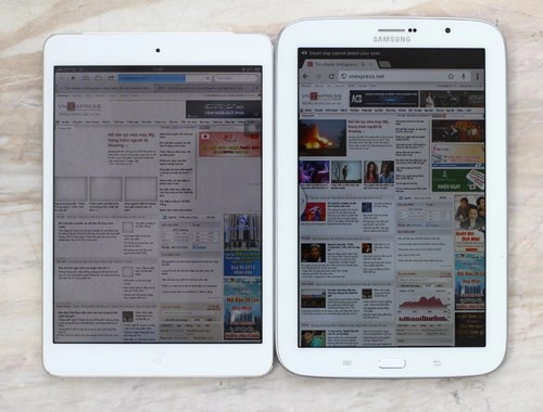 Samsung galaxy note 80 đọ dáng ipad mini