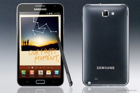 Samsung galaxy note được bán vào tháng 11