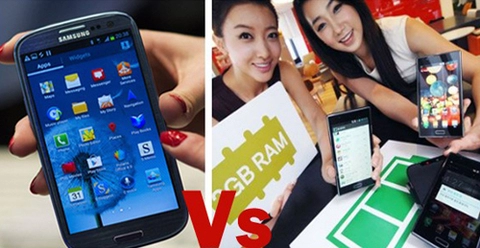 Samsung galaxy s iii vs lg optimus lte2