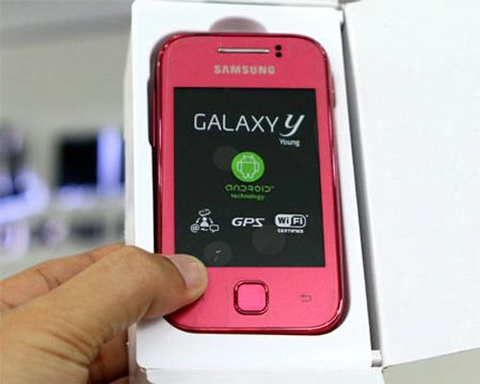 Samsung galaxy y ra phiên bản hồng