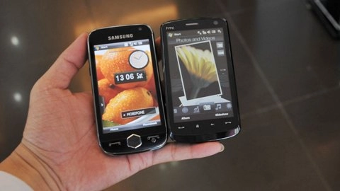 Samsung omnia 2 vs htc touch hd